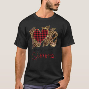 Love Being Called Glamma Valentines Day Mothers Da T-Shirt
