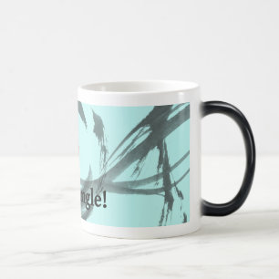 love being single color morph mug