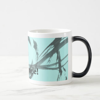 love being single color morph mug