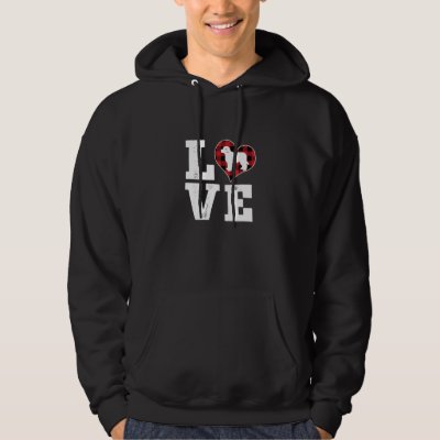 Love Bernedoodle Dog Lovers Gifts Dog Owners Valen Hoodie