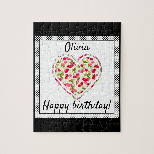 Love, berries, cherry jigsaw puzzle (Vertical)