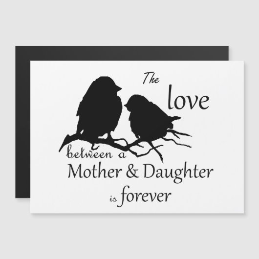 Love Between Mother Daughter Bird Quote (Front/Back)