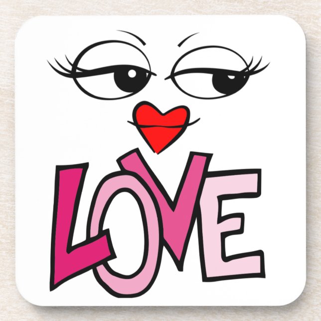 Love Beverage Coaster (Front)