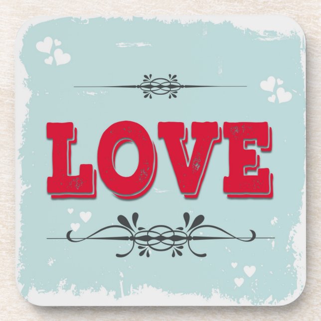 Love Beverage Coaster (Front)