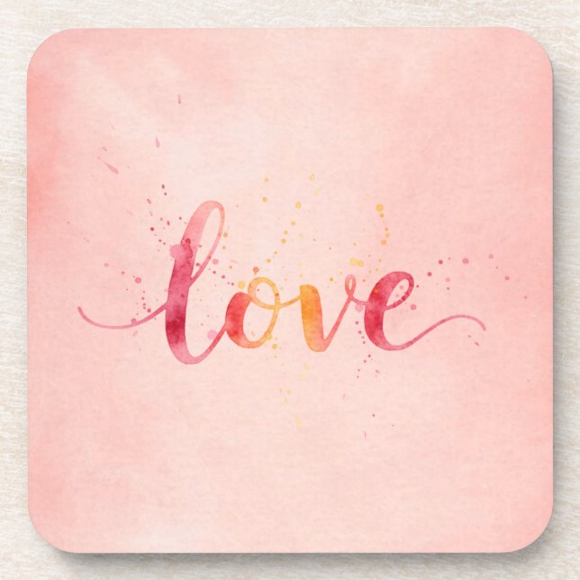 Love Beverage Coaster (Front)