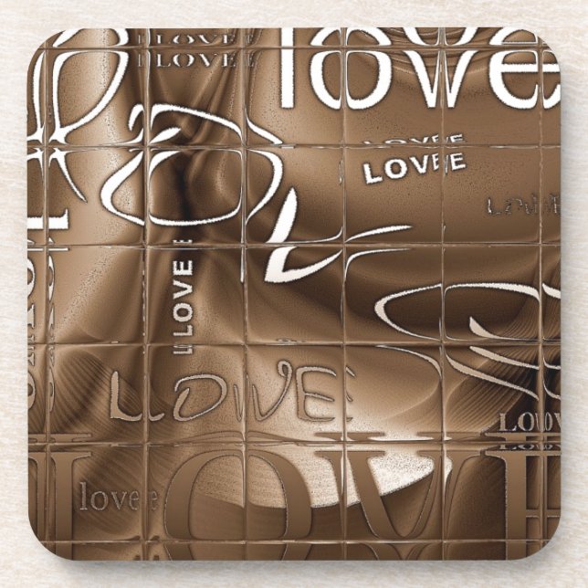 Love Beverage Coaster (Front)