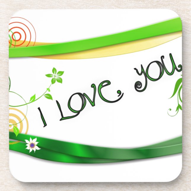 Love Beverage Coaster (Front)