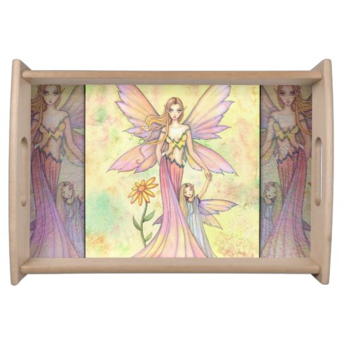 Love beyond Measure Mother Daughter Fairies Serving Tray