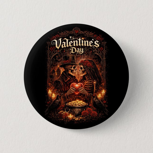 Love Beyond the Grave Button (Front)