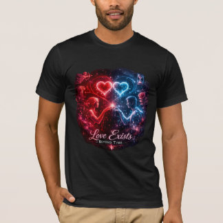 Love Beyond Time – Futuristic Valentine’s Day T-Shirt