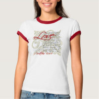 Love Bible Verse T-Shirt Womens Christian T-Shirts