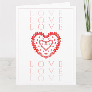 LOVE Big Greeting Card
