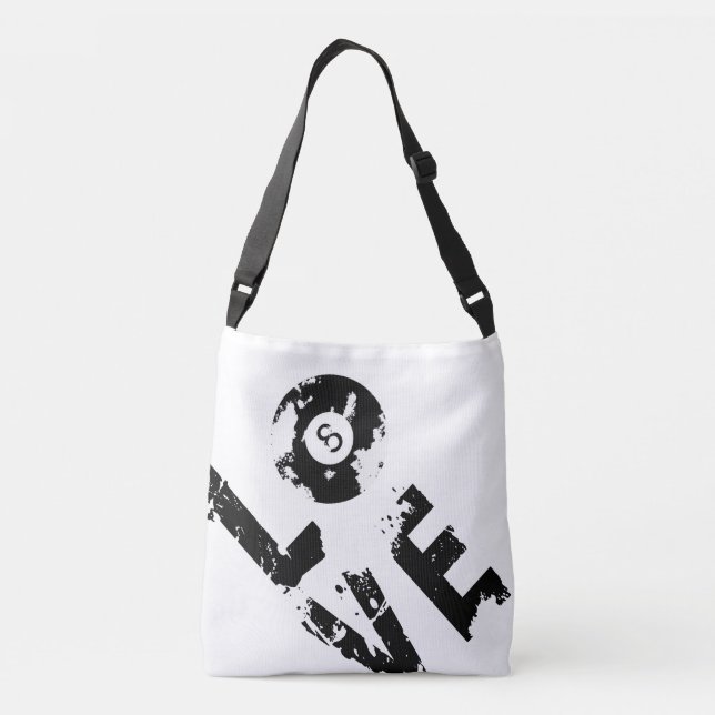 Love Billiard Tote Bag (Back)