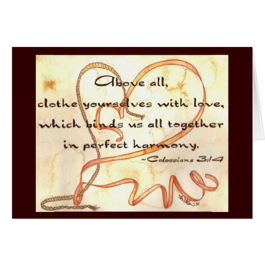 Love Binds Together Cards (Front Horizontal)