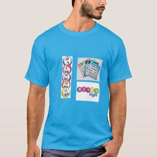 Love BINGO Men's Blue T-Shirt
