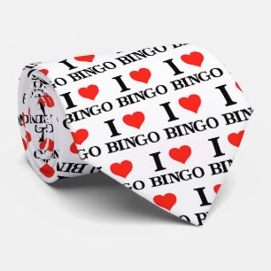 Love Bingo Neck Tie