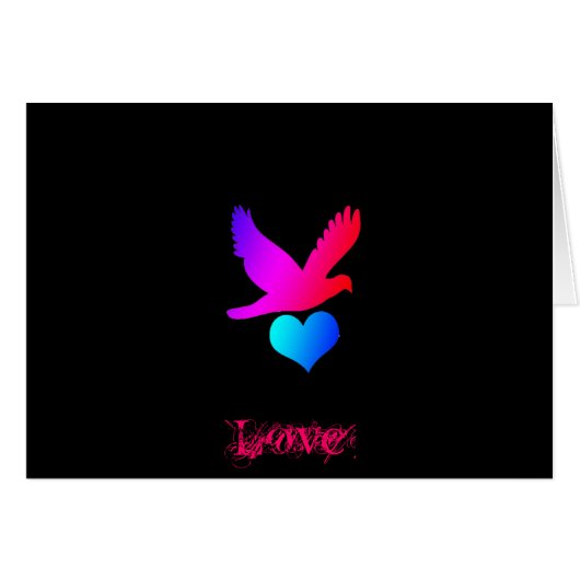 Love bird 2, Love Cards (Front Horizontal)