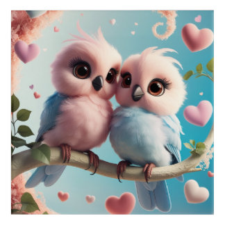 Love Bird Acrylic Art