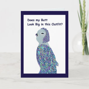 Love Bird Birthday Humor for Women of All Ages Card