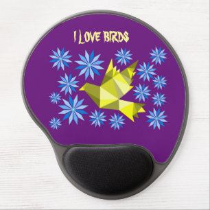 LOVE BIRD GEL MOUSE PAD
