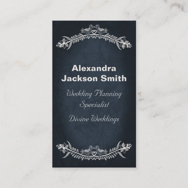 Love Bird Vines, Business Card (Front)