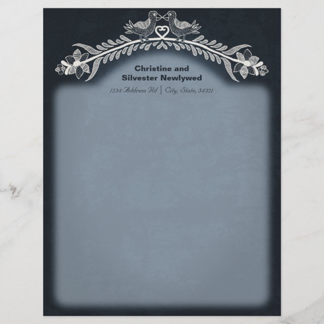 Love Bird Vines, Letterhead (Front)