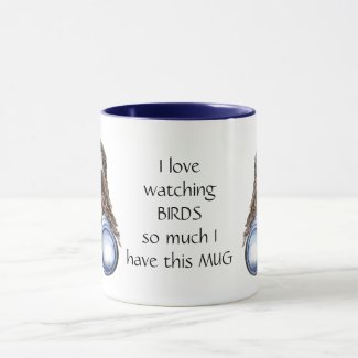 Love Bird Watching Hawk Binoculars Fun Quote