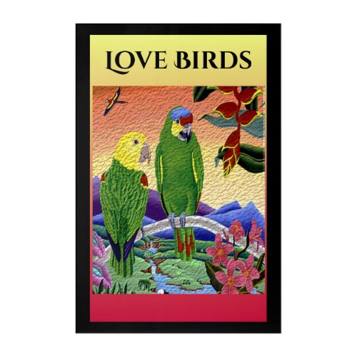 Love Birds Acrylic Print