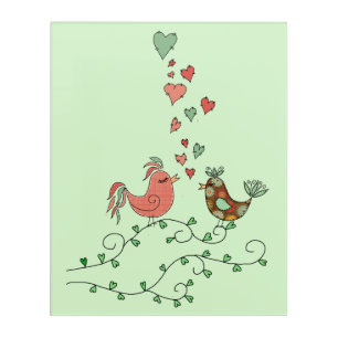 Love Birds Acrylic Print