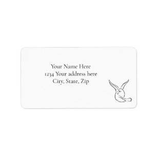 Love Birds Address Label