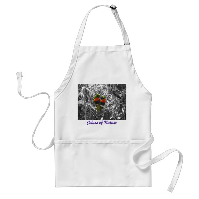 Love Birds Adult Apron (Front)