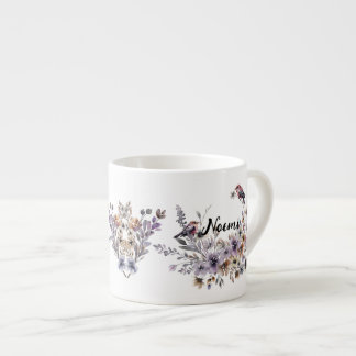 Love birds and flowers * Pajaritos y flores Espresso Cup