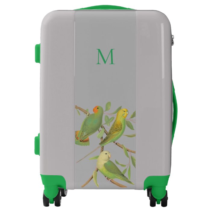 monogrammed luggage