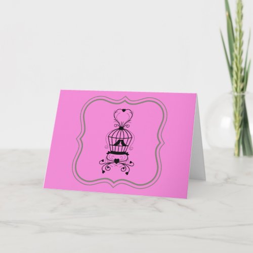 Love Birds Anniversary Greeting Card