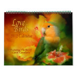 Love Birds Art Calendar 2012