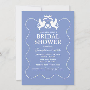 Love Birds Bridal Shower Invitation