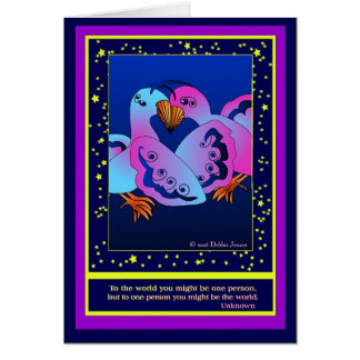 Love Birds by Debbie Jensen Cards