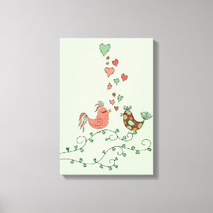 Love Birds Canvas Print