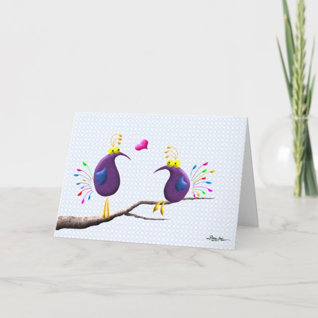 Love Birds Card (Front)