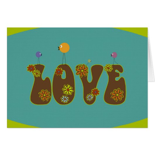 Love Birds Cards (Front Horizontal)