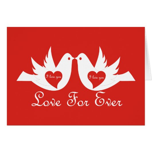 Love Birds Cards (Front Horizontal)