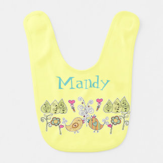 Love Birds Customized Bib