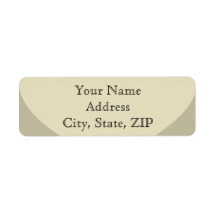 Love Birds Ecru Heart Anniversary Return Address Label