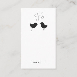 Love Birds Escort Card