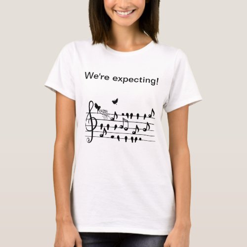 love birds expecting an addition to the family no T_Shirt