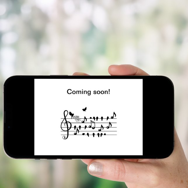 love birds, expecting customizable invitation (Front Digital)