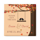 Love Birds Falling Hearts Oak Tree Favor