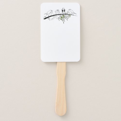 Love Birds  Hand Fan