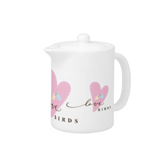 Love Birds & Heart Teapot
