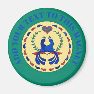 Love Birds Hex Sign Dutch Magnet